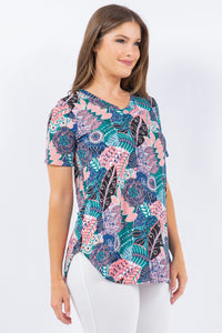 Grace Multi Print Top