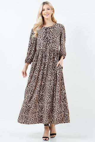 Quinn Animal Print Dress