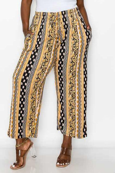 Macey Stripe Print Pant