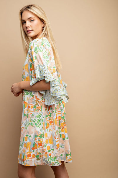 Tricia Floral Midi Dress