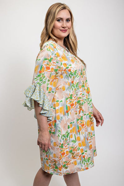 PL Tricia Floral Midi Dress