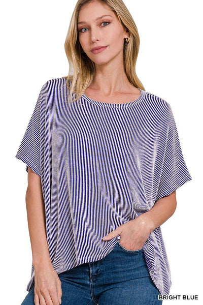 PL Ribbed Oversized Top