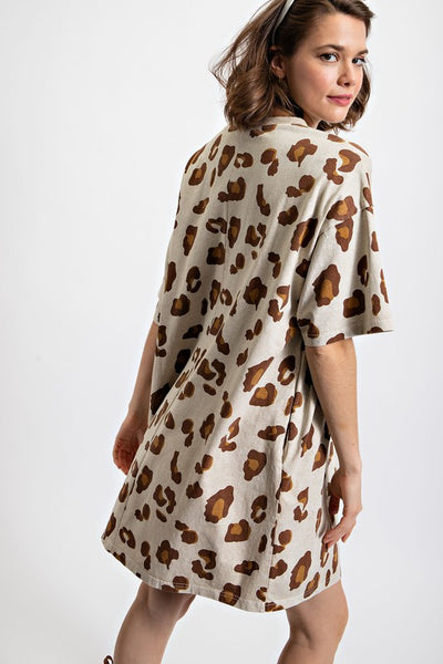 Ana Print Tshirt Dress