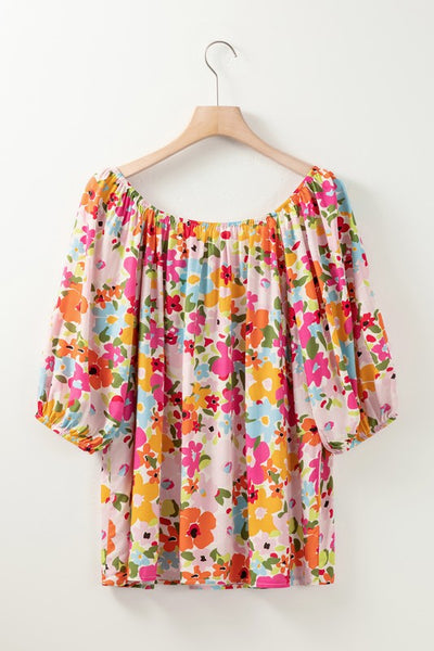 Off Shoulder Floral Top