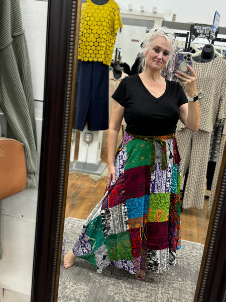 Kathmandu Patch Full Skirt