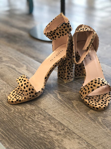 Lola Leopard Strappy Heels