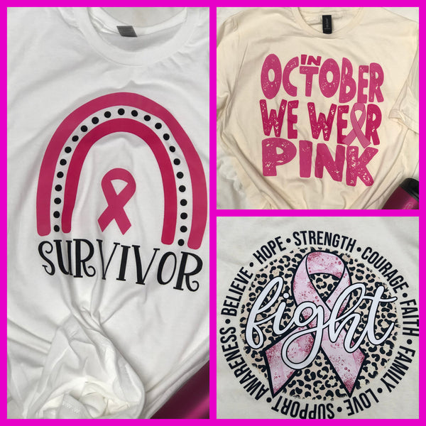 BCA - October Pink Tee's