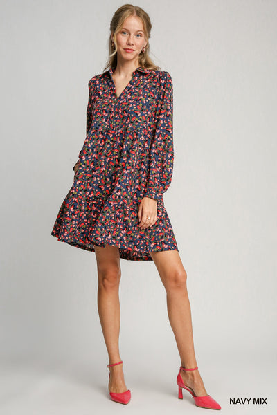 PL Cord Floral Dress