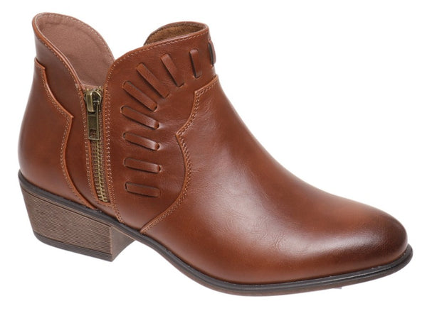 Naomi Leather Bootie