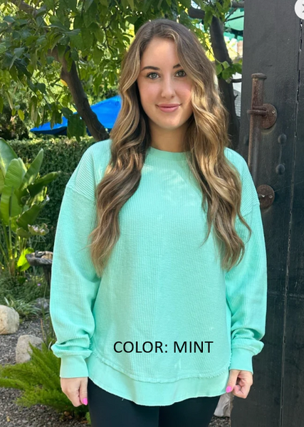 Kassie's Corded Pullover