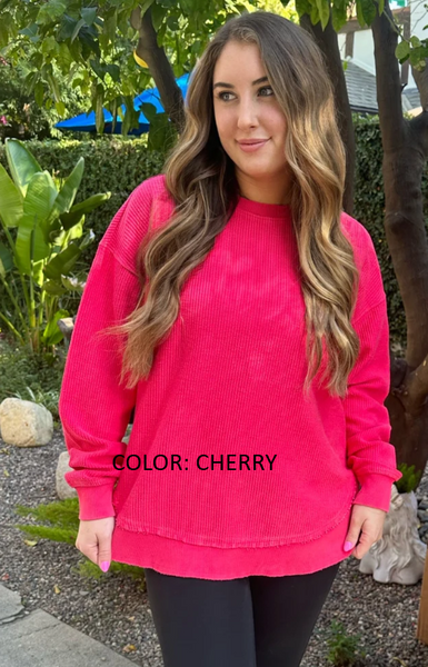 Kassie's Corded Pullover