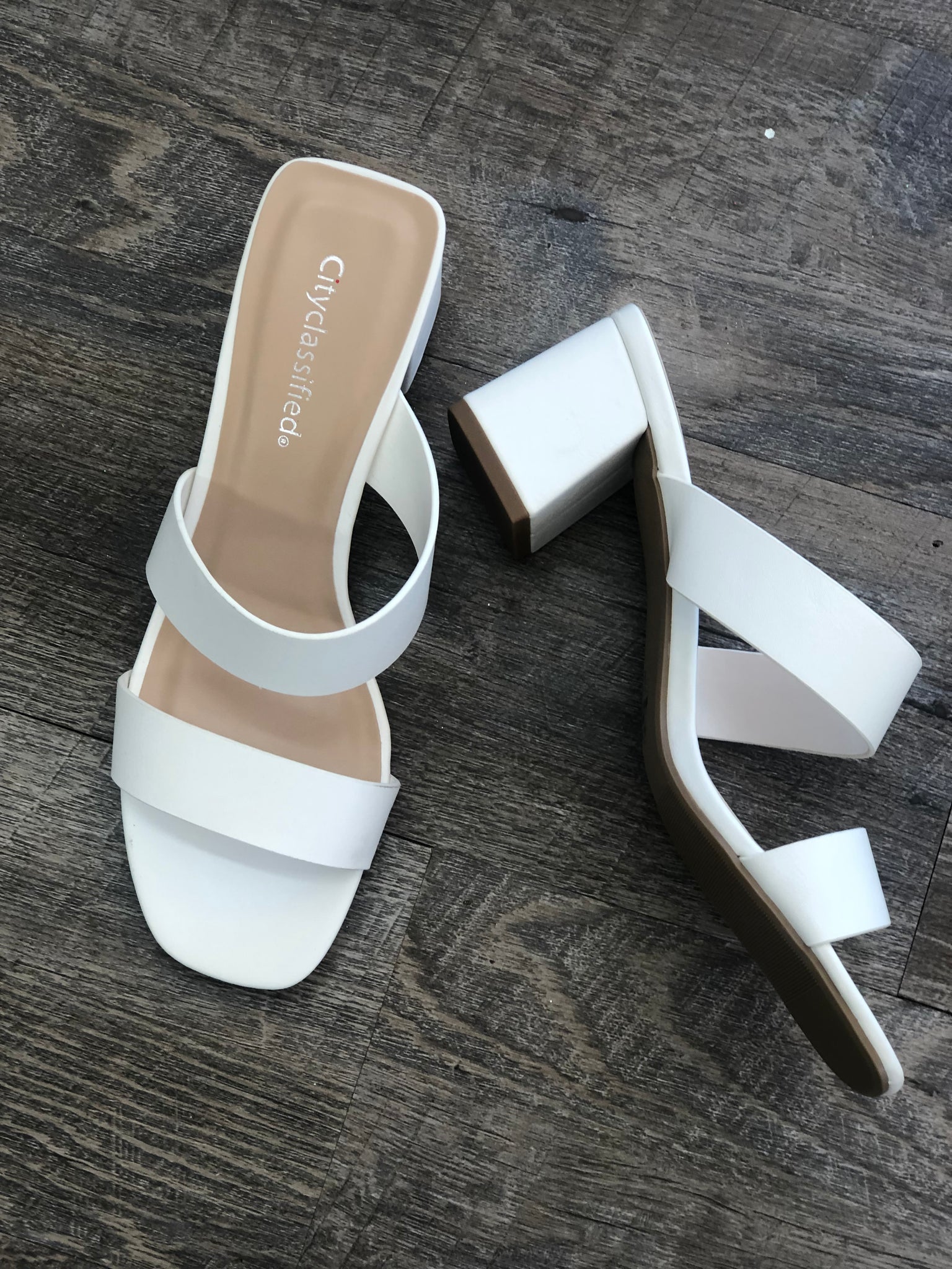 White Jane Sandal