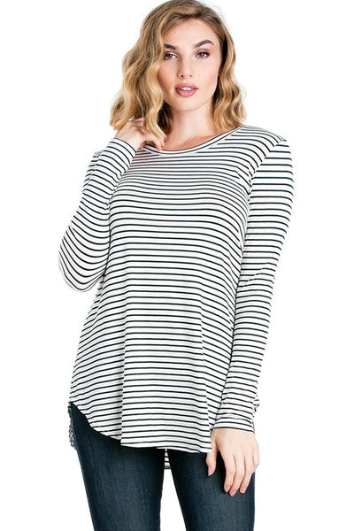 Striped Tee Top