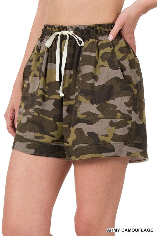 Camo Drawstring Short