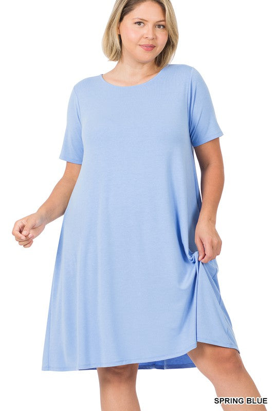 PL Short Sleeve Tee Dress