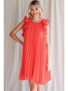 Rising Star Pleated Dress