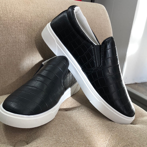 Black Crock NoTie Sneakers