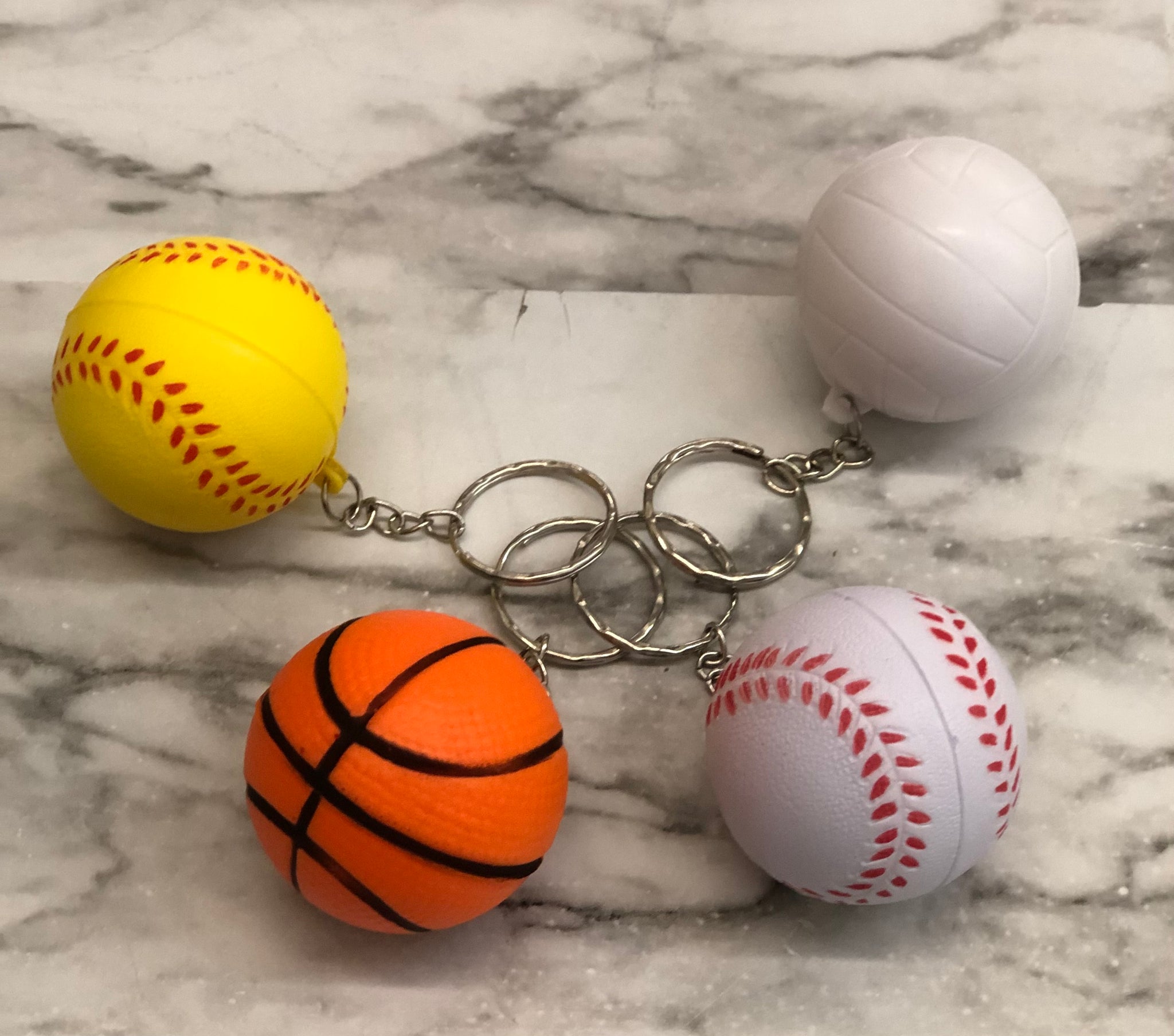 Squishy Sports Keychains