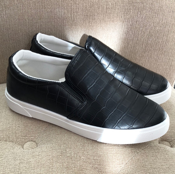 Black Crock NoTie Sneakers